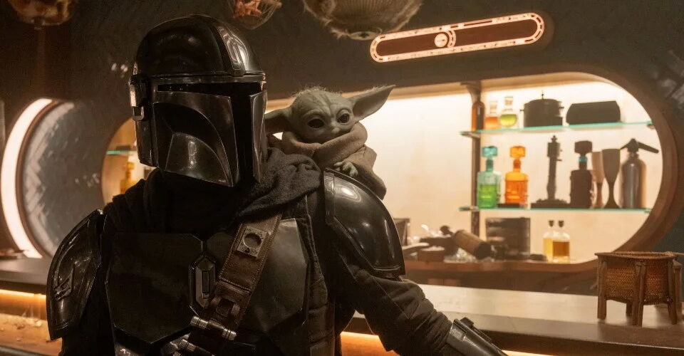 Star wars The Mandalorian and Grog