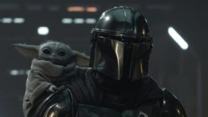 Star wars The Mandalorian and Grog